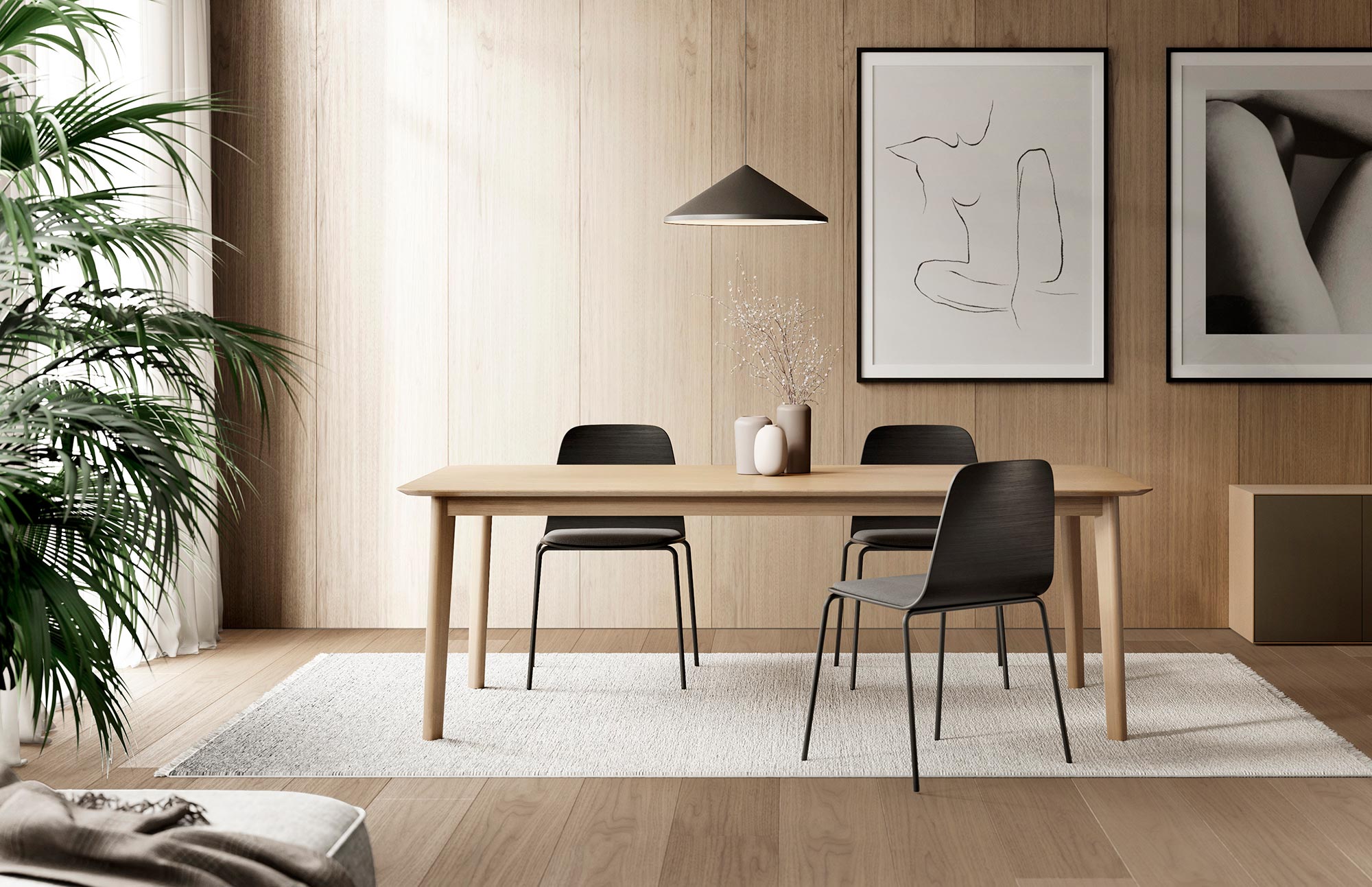 Bisell Design Chair metal legs Treku