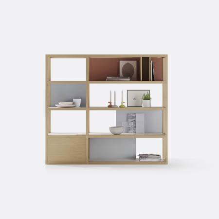 Bibliothèque / Etagère modulable Bost L.220*H.83 cm - Treku