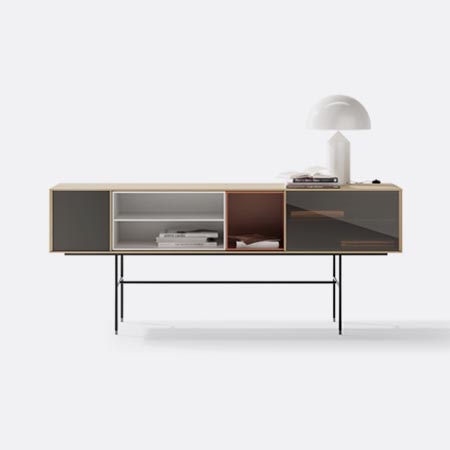 Meuble de rangement scandinave pour bureau Aurora