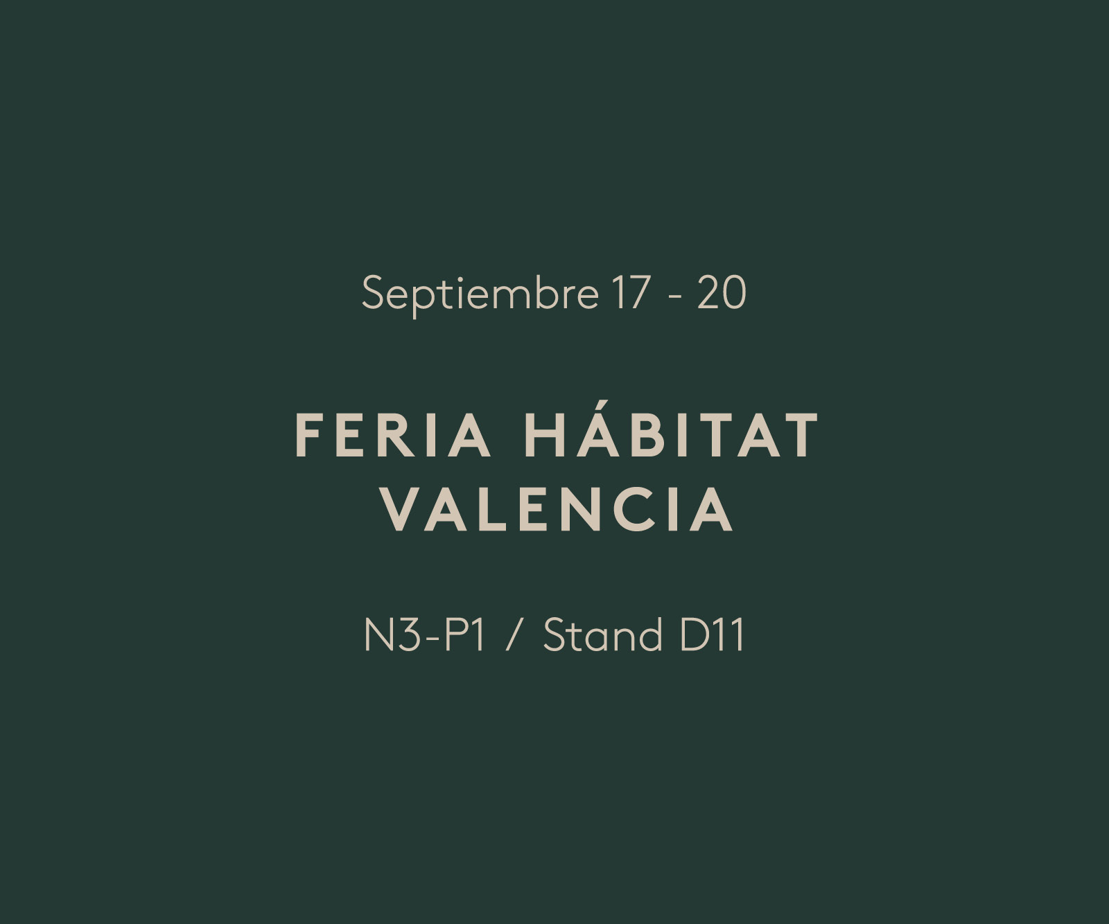 Feria de mobiliario Habitat en Valencia